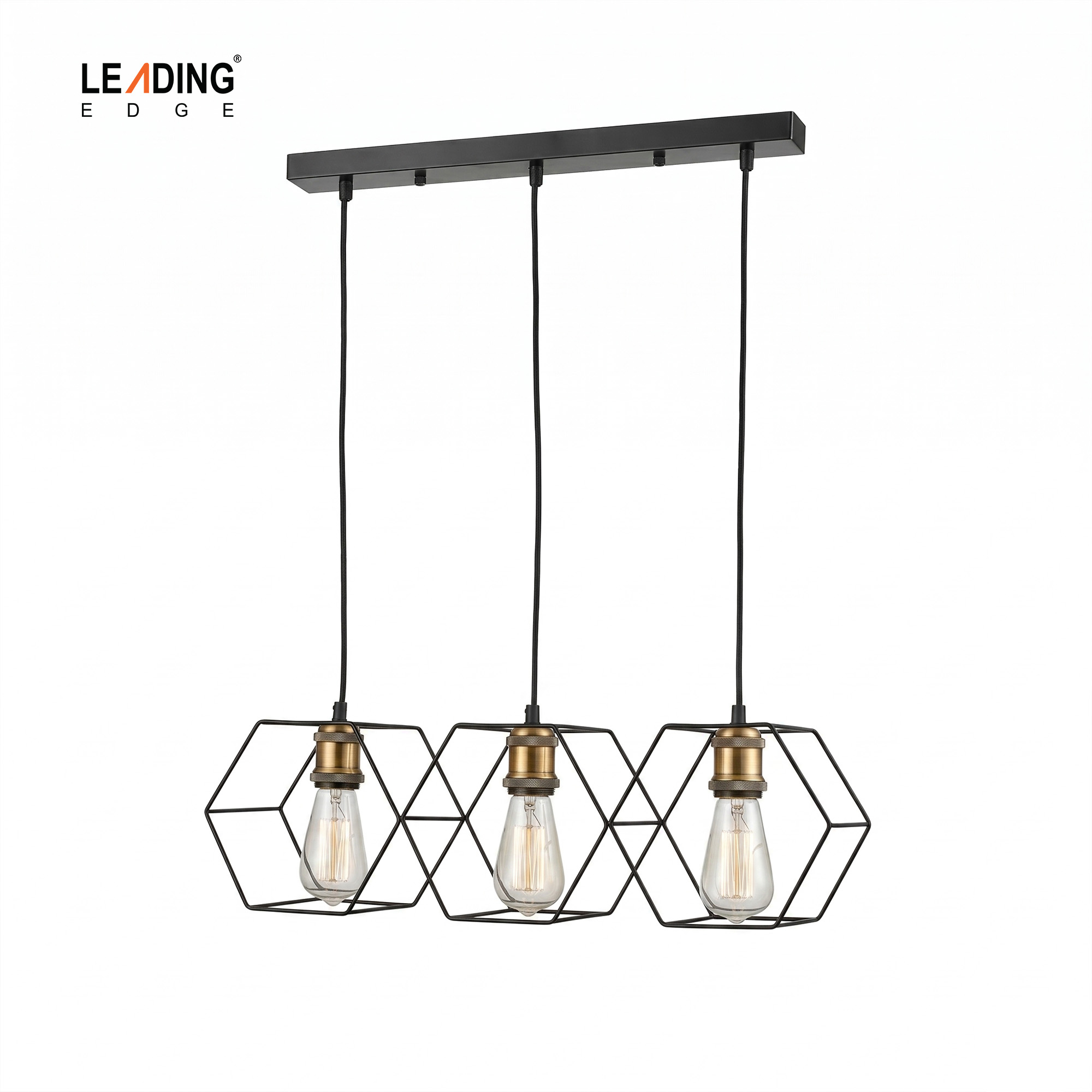 Hanging Light Metal Black+Gold 01-5091