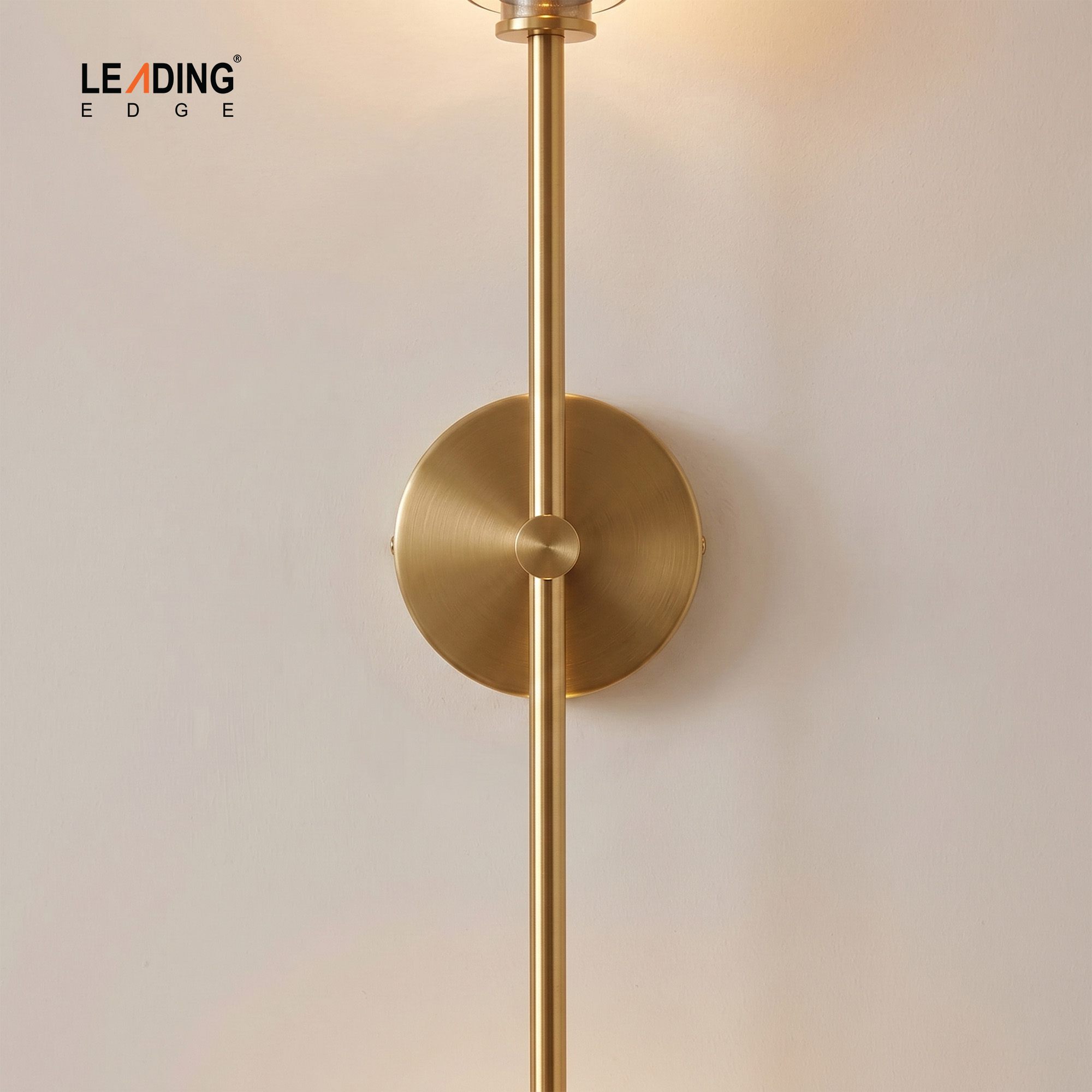 Wall Light Metal+Glass/Gold 01-4222