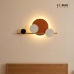 Wall Light Metal Orange+Black+White 01-4234