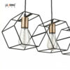 Hanging Light Metal Black+Gold 01-5091