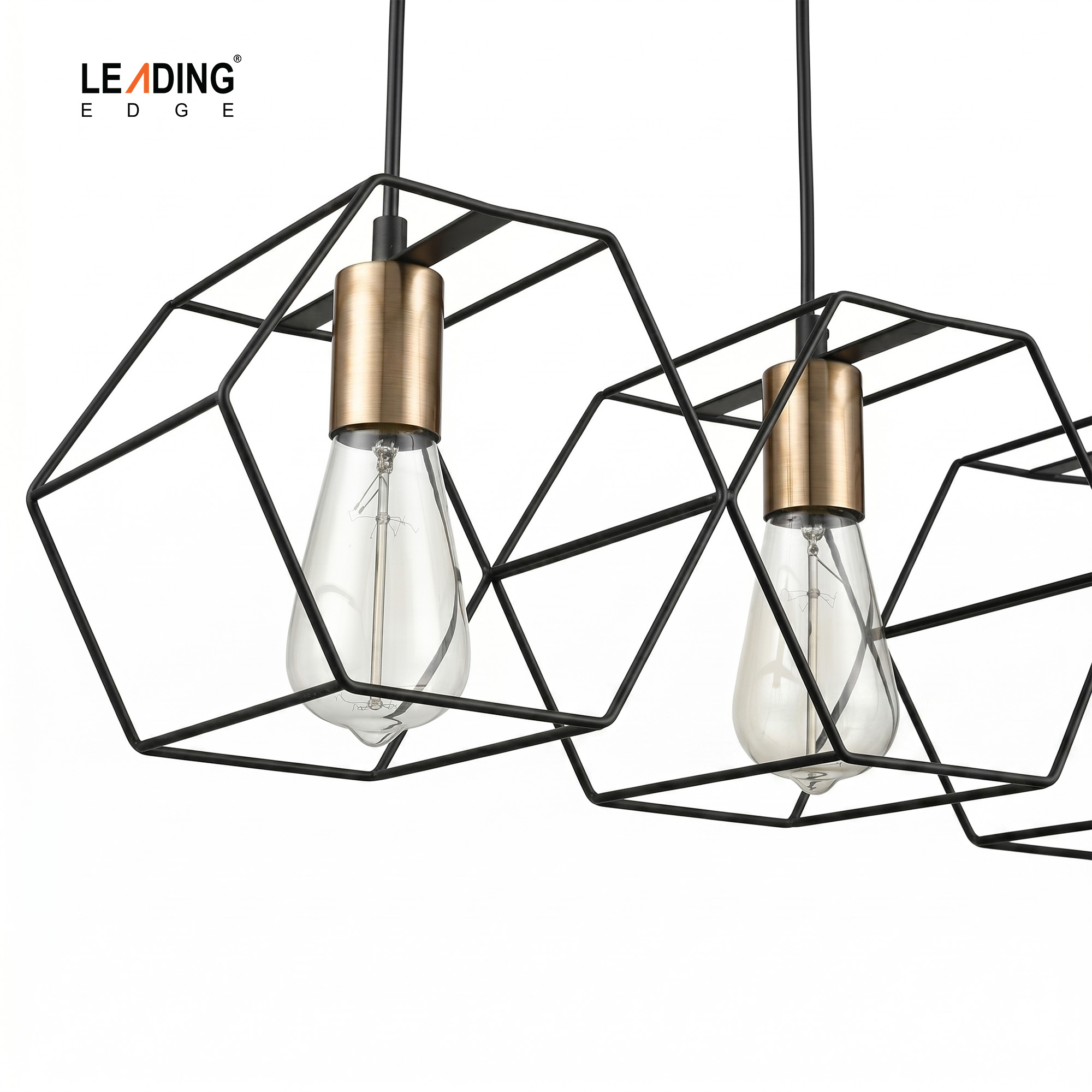 Hanging Light Metal Black+Gold 01-5091