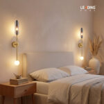 Wall Light Metal+Glass/Gold 01-4222