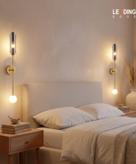 Wall Light Metal+Glass/Gold 01-4222