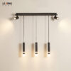 2 Chandelier Meta With Black | 01-5232