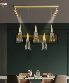 Chandelier Metal With Gold | 01-5233