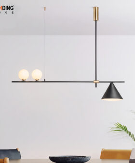 Chandelier Black & Bronze Gold | 01-5047