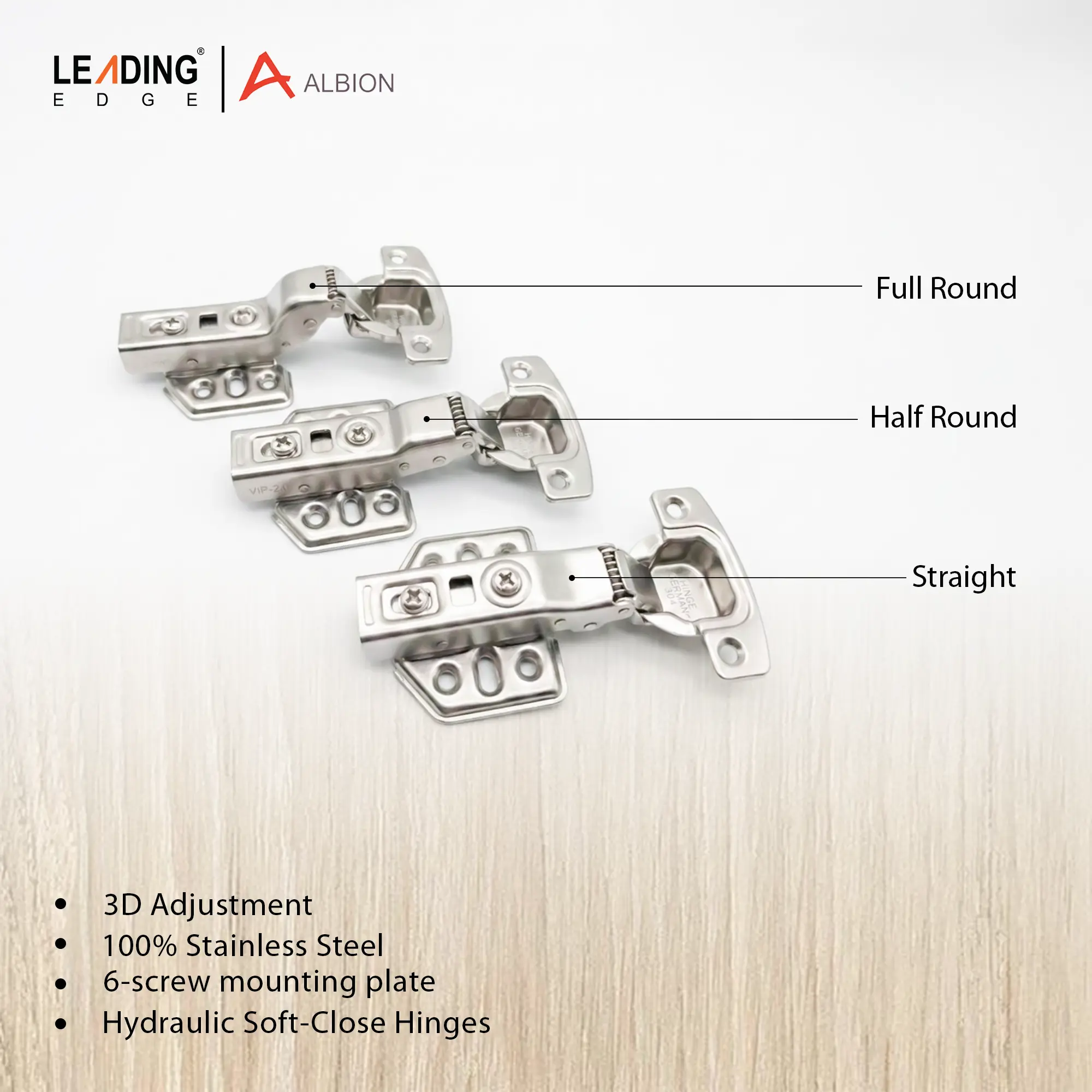 Hings Albion Full SS/6 Screw | 01-3523