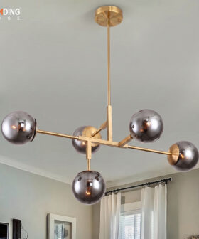 Chandelier Metal With Glass | 01-5231
