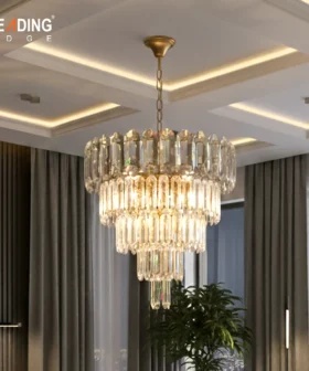 Chandelier Metal+Gold 01-5525