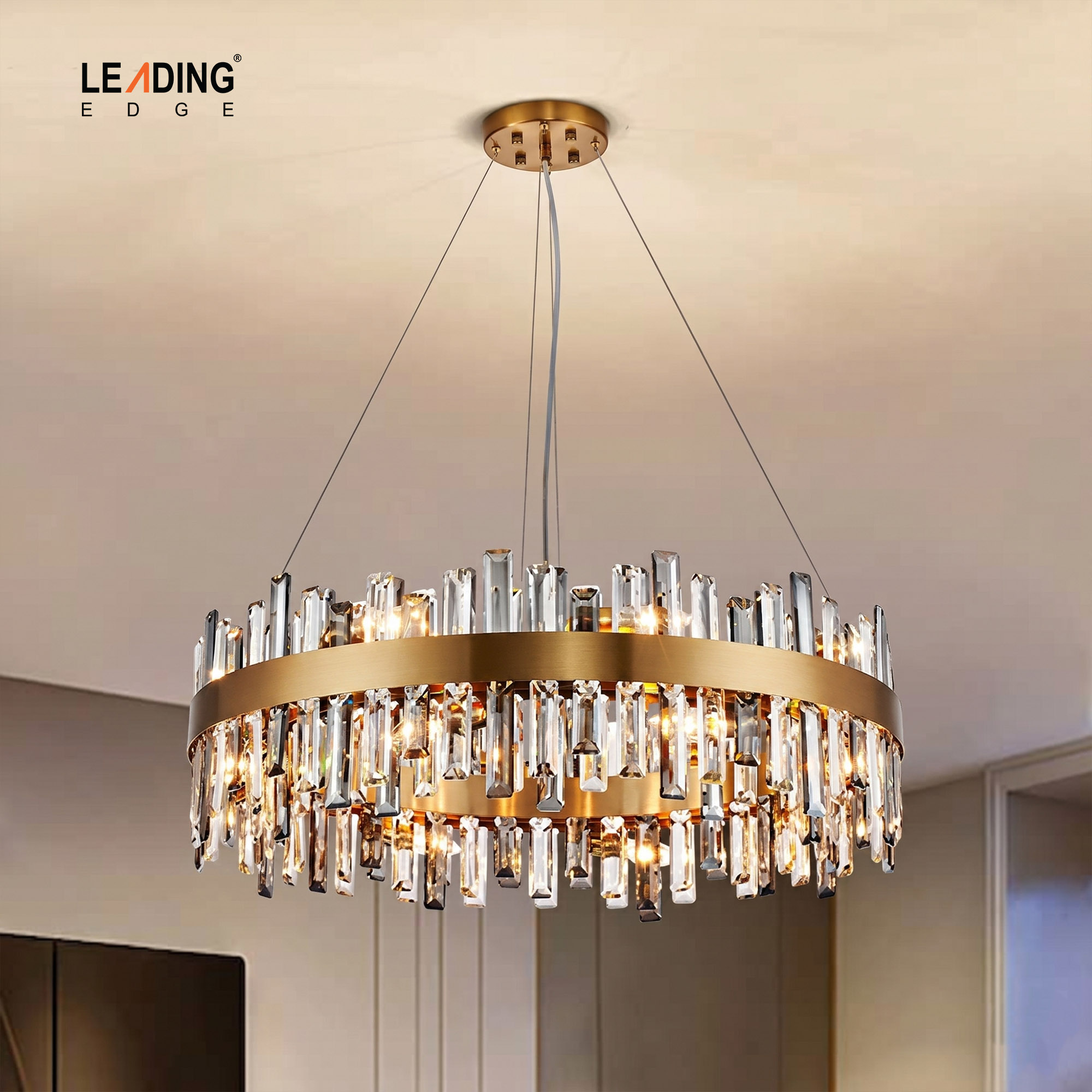 Bronze Crystal Chandelier Metal | 01-5240