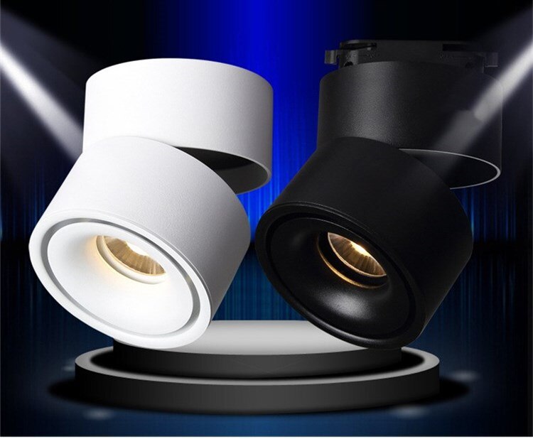 Track Light Fold White/Black 01-4932