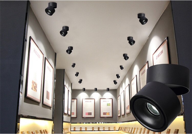 Track Light Fold White/Black 01-4932