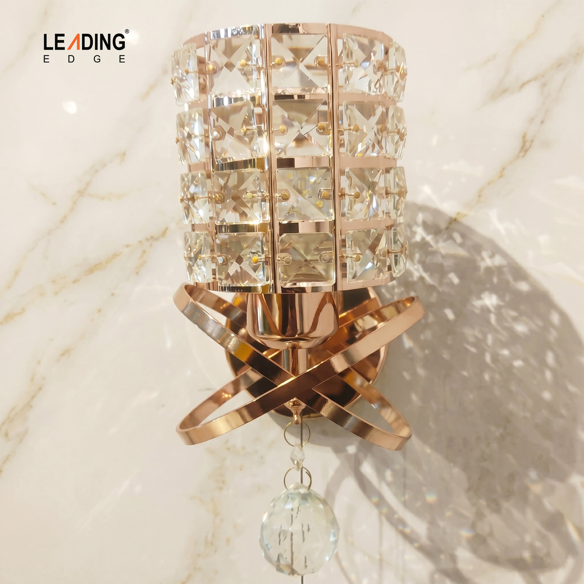 Wall Light | Crystal+Gold | 01-4243