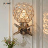 Wall Light Crystal+Gold 01-4242