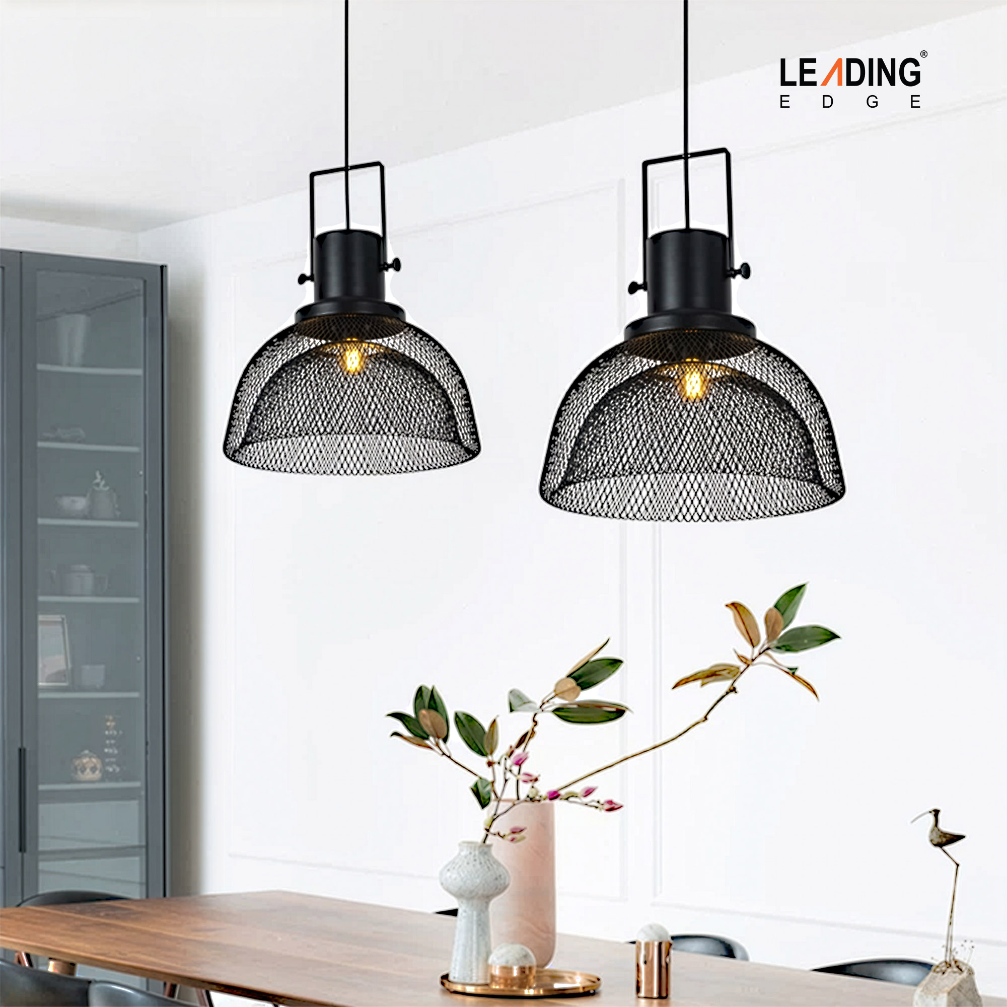 Pendent Lamp Mesh Black 01-5356