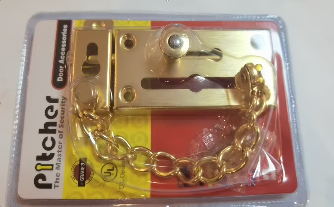 Door Chain Bolt Coffee 01-2951