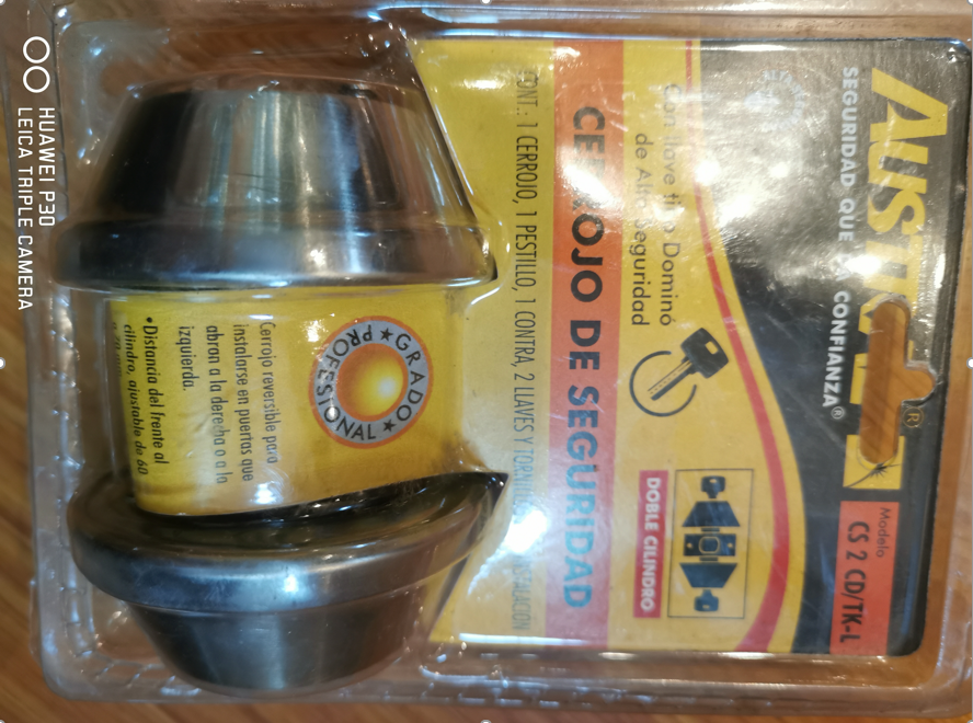 Deadbolt Knob+Key AC 01-2932