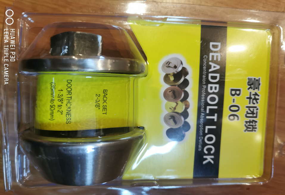 Deadbolt Knob+Key AC 01-2932