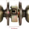 Round Door Lock 5791/AB 01-2934