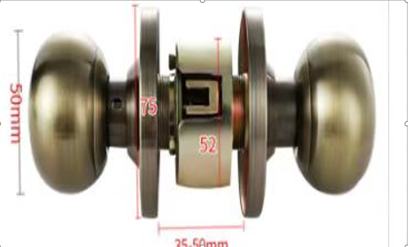 Round Door Lock 5791/AB 01-2934